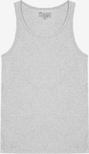 Bread & Boxers Geripptes Herren Tank-Top "MAN TANK RIBBED" - Biobaumwolle mit Elasthan - GOTS
