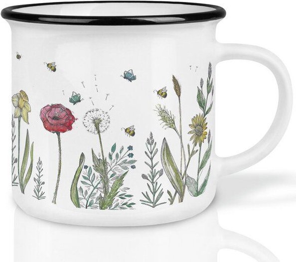 LIGARTI Keramiktasse – Blumenwiese