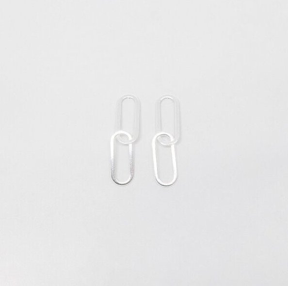 fejn jewelry Ohrstecker 'link chain'