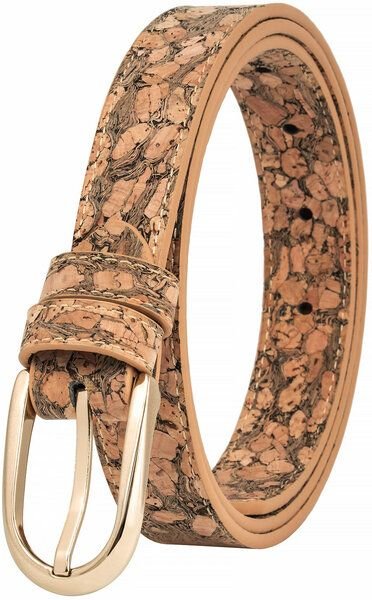 Simaru Damen Kork Gürtel mit edler Schnalle Veganer Gürtel - Manaus