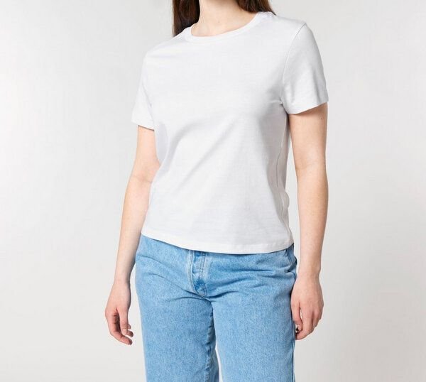 FAIRTICKEN BASICS Damen Basic Rundhals T-Shirt aus 100% Bio-Baumwolle