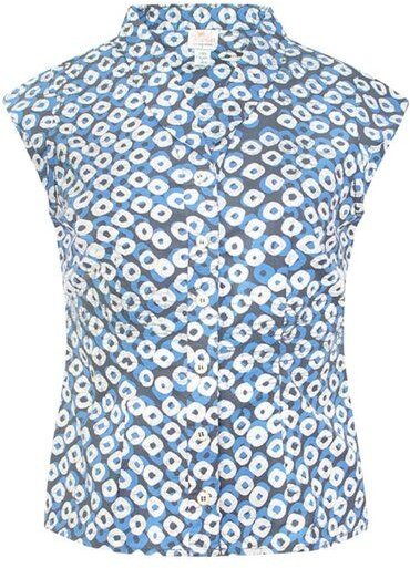 Global Mamas Bio Bluse - RETRO - Forage