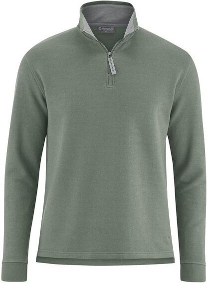 HempAge Herren Sweatware Troyer Hanf/Bio-Baumwolle