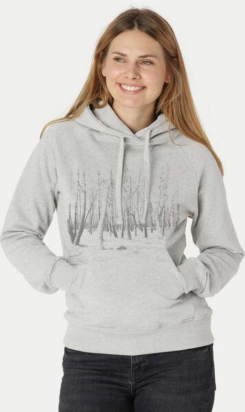 Peaces.bio - handbedruckte Biomode Damen Hoodie Woodland