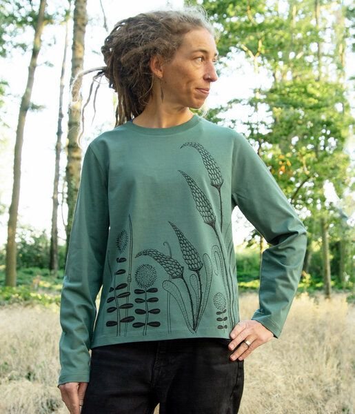 Cmig Waldwiese Langarmshirt in green bay