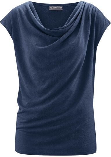 Thumbnail - HempAge Wasserfallausschnitt Top Hanf/Biobaumwolle