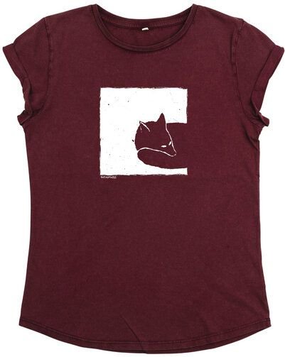 ilovemixtapes Fox in a box Fuchs Frauen T-Shirt aus Bio-Baumwolle