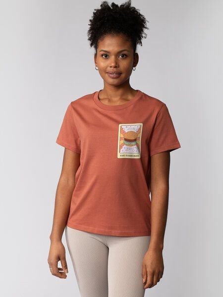 watapparel T-Shirt Frauen Tarot The Hamburger