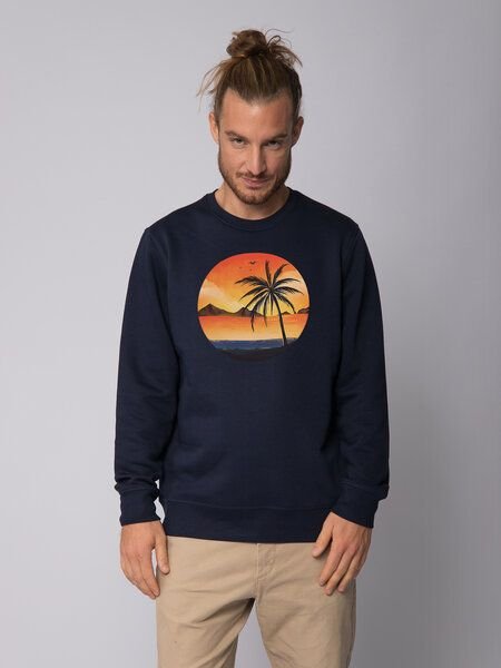 watapparel Sweatshirt Unisex Sunset on palm beach