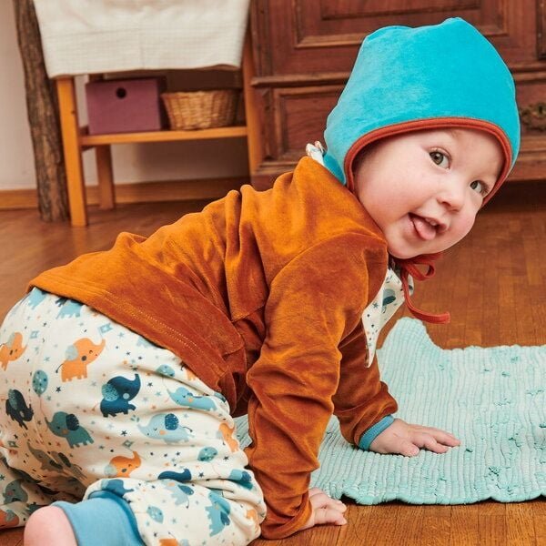 Cheeky Apple Bio Baby-Langarmshirt "Nicki Caramell"