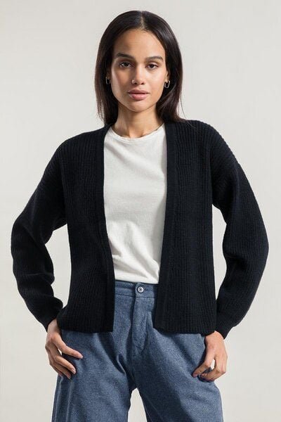 Rifò - Circular Fashion Made in Italy Woll Cardigan aus recycteltem Kaschmir Modell: Margherita