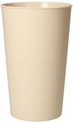 elasto Bio-Trinkbecher - Naturfarben Alternative zum Einwegbecher 0,4l
