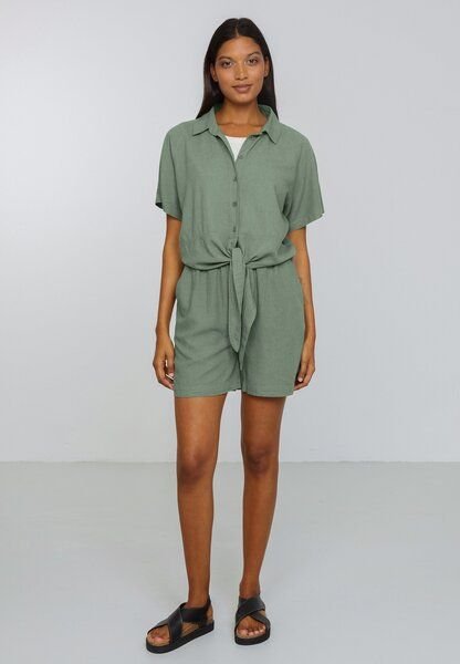 Damen Bluse aus Leinen und LENZING ECOVERO Viskose Mix - OCRA - recolution