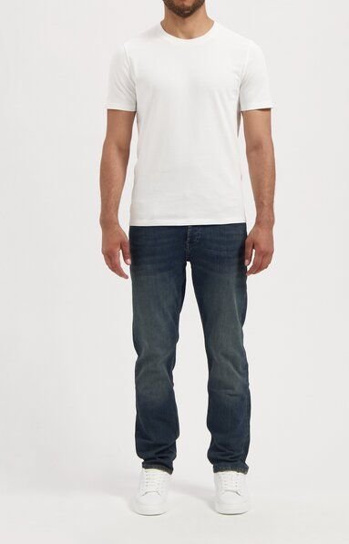 MUD Jeans Herren Jeans "Hank Mid Tapered Selvedge - Earth Blue"