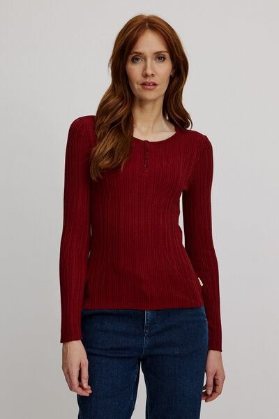 TRANQUILLO Seidiges EcoVero-Shirt (W25C111)