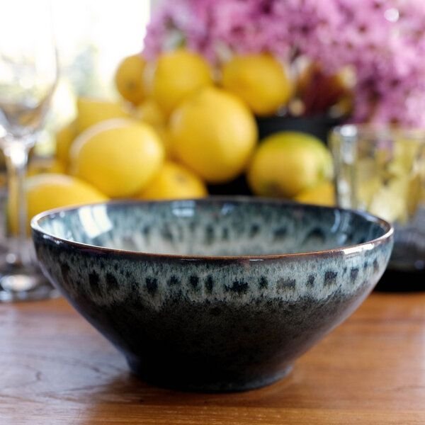 Izanami Tableware Handgemachter MÜSLI SCHALE SET 4er Set (⌀ 16 cm) aus Steinzeug - Krumme Lanke