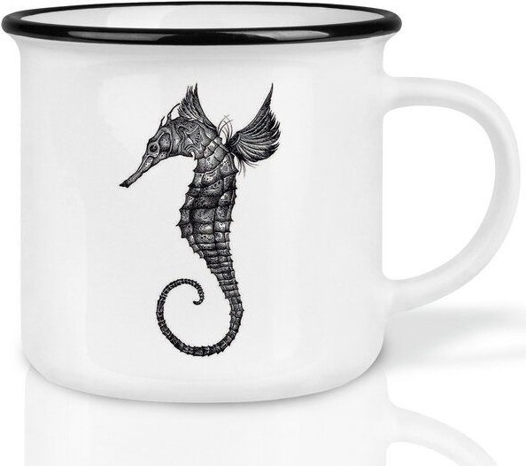 LIGARTI Keramiktasse – Seepferdchen