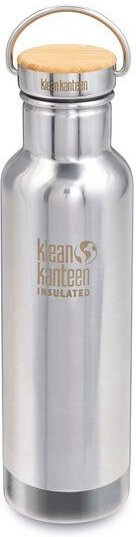 Klean Kanteen Edelstahl Isolierflasche Reflect 592ml Bambus-Schraubverschluss