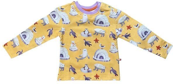 Curious Stories Pullover für Kinder aus Bio-Baumwolle "Pinguine"