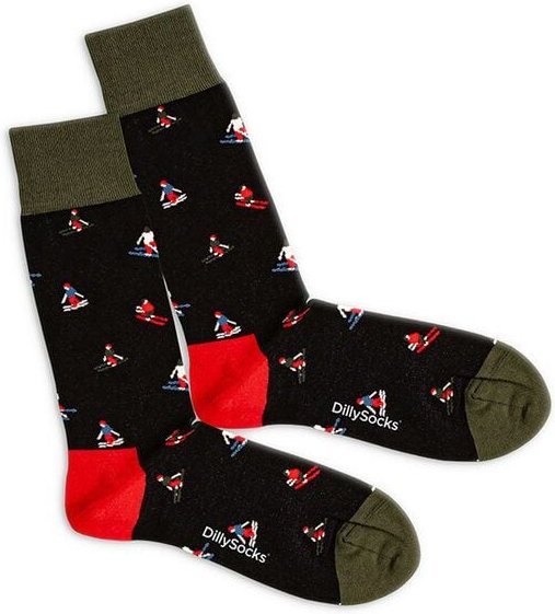 DillySocks Socken Hit The Slopes aus Biobaumwoll-Mix