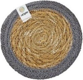 reSpiin Untersetzer aus Seegras und Jute Ø 10cm