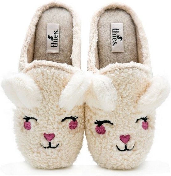 Veganer "thies ® Organic Rabbit Slipper" aus kuscheliger Biobaumwolle