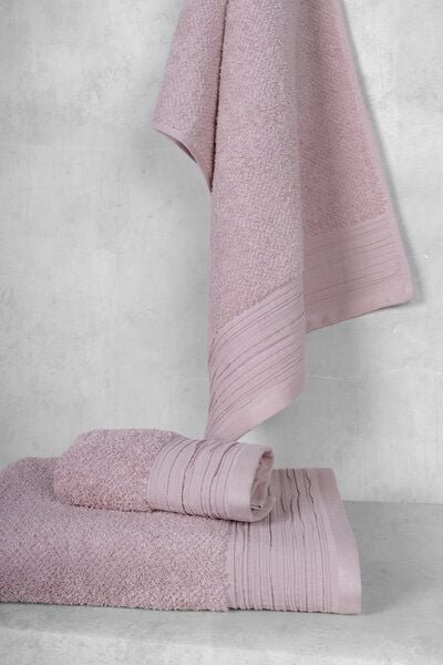 jilda-tex 2er Set Premium Duschtuch Handtuch Gästetuch 100% Bio-Baumwolle