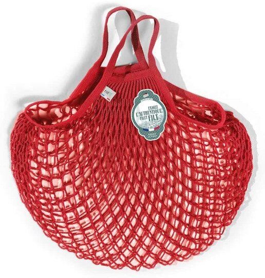 Filt Farbige Bio Netztasche Medium mit kurzem Henkel