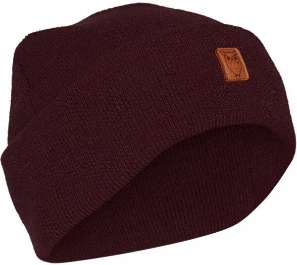 KnowledgeCotton Apparel Mütze - LEAF Beanie organic wool - GOTS