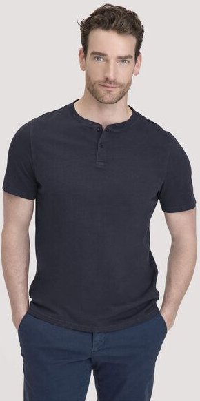 hessnatur Heavy Jersey Henley Shirt Relaxed aus reiner Bio-Baumwolle