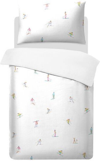 Mary Rose® GOTS-zertifizierte Bio-Satin Bettwäsche mit modernem Sport Motiv