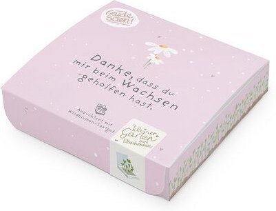 Die Stadtgärtner Pflanzenkästchen mit Mageritensaatgut I Dankeschön Geschenkidee, Abschiedsgeschenk I Danke, dass du mir...