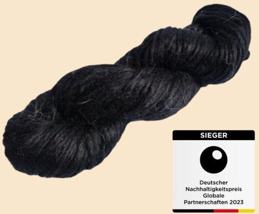 verdonna handgesponnene Alpakawolle Puna zum Stricken, DK, Babyalpaka, Feinstrick, je 100 Gramm