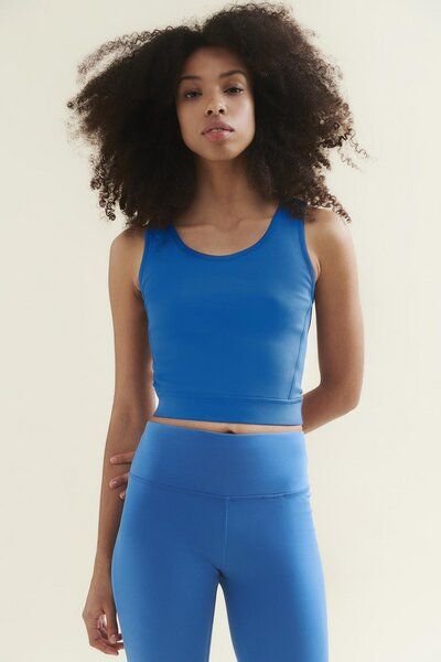 Wellicious New 3/4 Crop Top