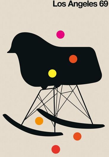 Photocircle Poster / Leinwandbild - Los Angeles 69