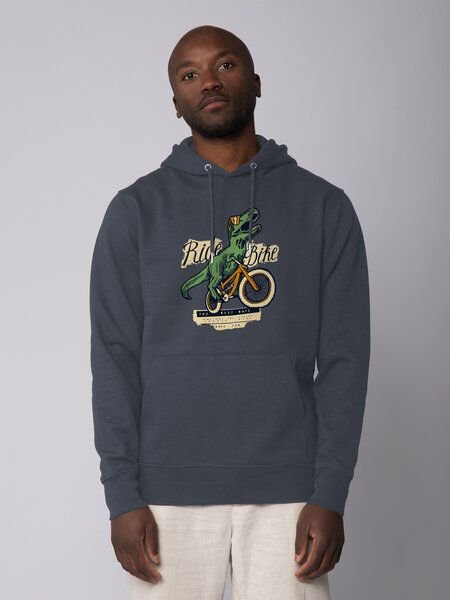 watapparel Hoodie Unisex T-Rex Fahrrad