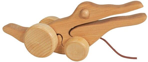 Mitienda Shop Ziehtier Krokodil Sammy aus Holz