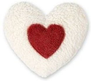 Efie Kirschkern-Wärmekissen Herz rot, kbA (organic), Made in Germany