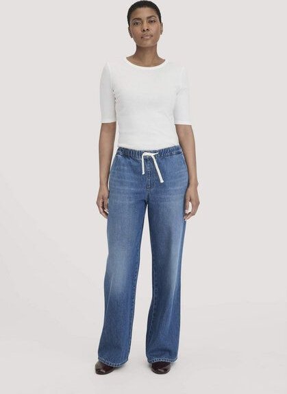 hessnatur Jeans Wide Leg aus reinem Bio-Denim