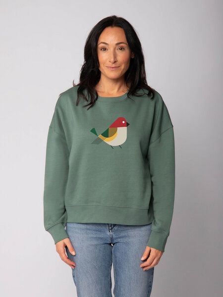 watapparel Sweatshirt Frauen Vogel