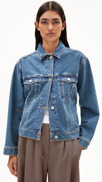 ARMEDANGELS TAANA Damen Jeansjacke aus recycelter Baumwolle