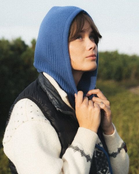 Kopyto Feinstrick Balaclava CAPYBARA Plüsch Wollkapuze 100% Merinowolle RWS-zertifiziert Eco