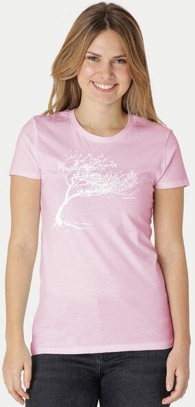 Peaces.bio - handbedruckte Biomode Bio-Damen-T-Shirt "Windy Tree"