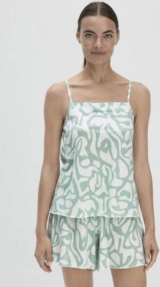 hessnatur Spaghetti Top Relaxed SOFT FLOWER aus reiner Bio-Baumwolle