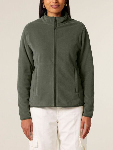 Thumbnail - Human Family Basic Damen Fleecejacke "Guide" aus recyceltem Polyester