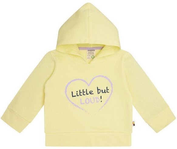 loud + proud Babys & Kinder Hoodie mit Druckmotiv, GOTS-zertifiziert