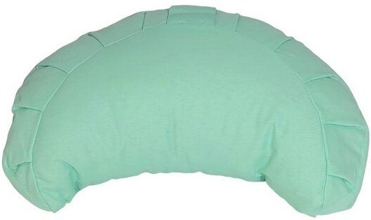 BAGHI Meditationskissen Halbmond basic aus Bio-Baumwolle kbA - Sitzhöhe 12cm