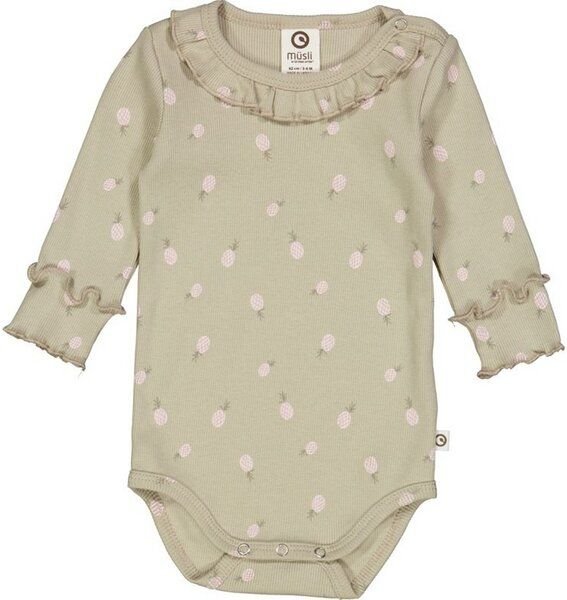 Thumbnail - Fred's World by Green Cotton "Green Cotton" Body Langarm Ananas