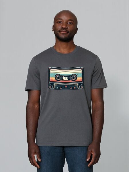 watapparel T-Shirt Unisex Retro Kassette