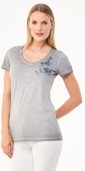 ORGANICATION Cold Pigment Dyed T-Shirt aus Bio-Baumwolle mit Print